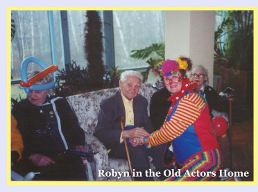 Photo: Robyn in the Old Actors Home
